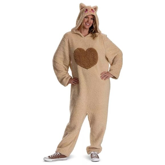 Adult Disquise MUMU MONSTERS Hooded Jumpsuit Halloween Costume One Size NIP - Picture 2 of 3